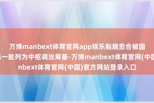 万博manbext体育官网app娱乐黏膜愈合被国表里巨擘指南及共鸣一致列为中枢调治筹备-万博manbext体育官网(中国)官方网站登录入口